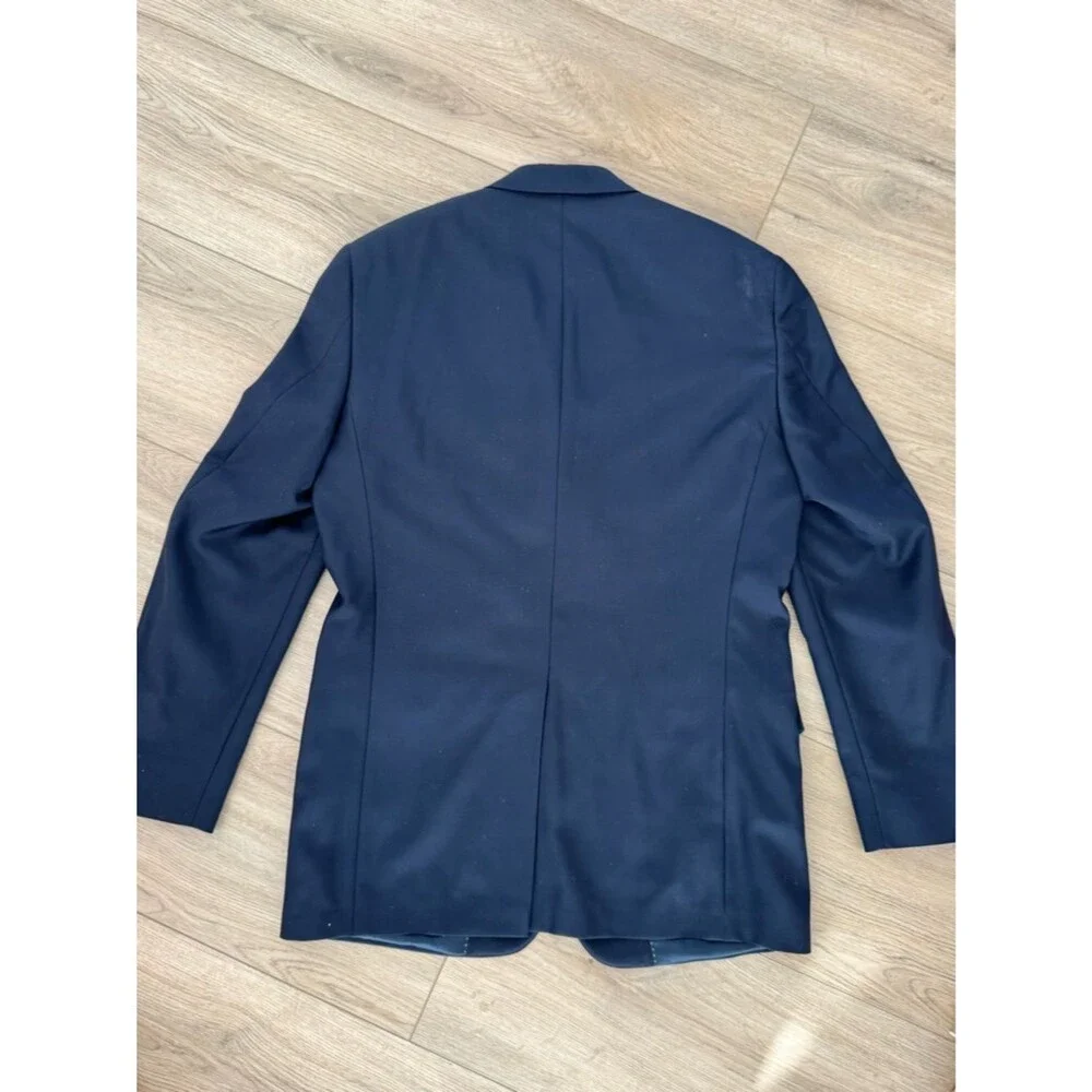 Hart Schaffner Marx Classic Navy Two-Button Sport Coat - 4RL